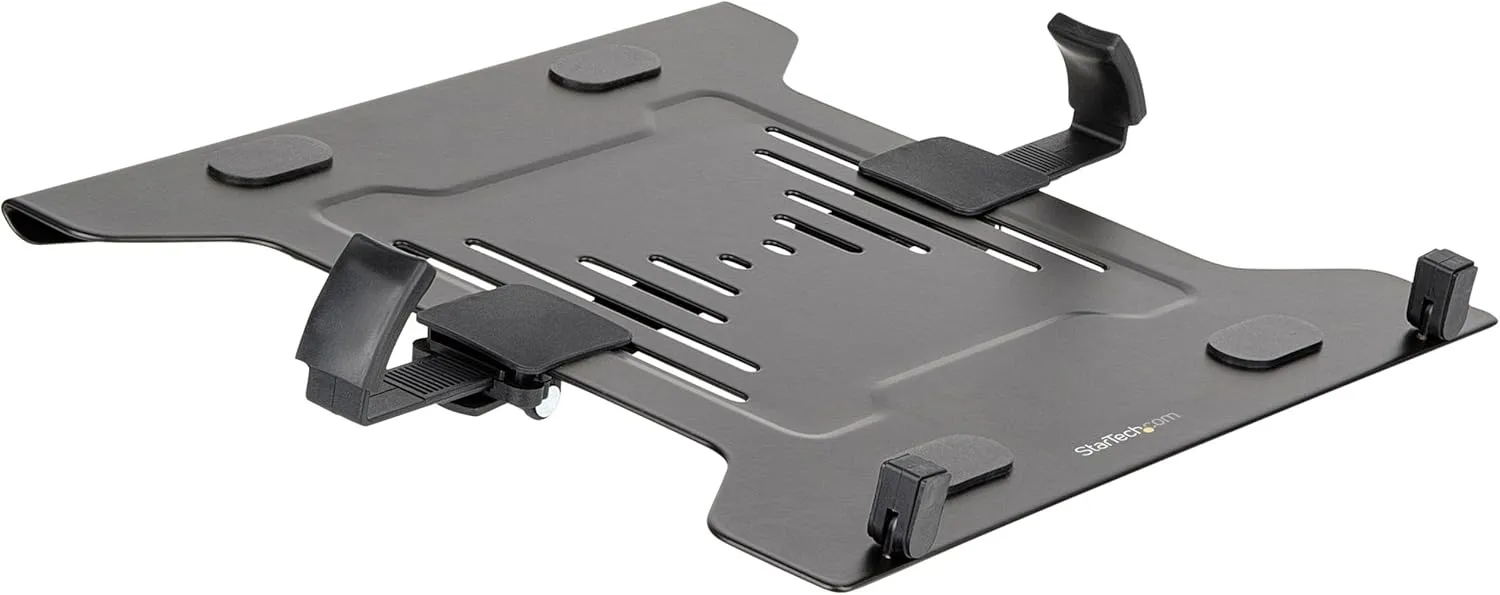 StarTech.com VESA Laptop Tray - Adjustable Monitor Arm Laptop Tray Secures Notebooks (4.5kg / 9.9lb)