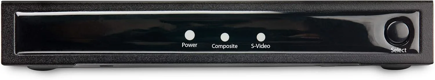 StarTech.com S-Video or Composite to HDMI Converter with Audio - 720p - NTSC & PAL - Analog to HDMI Upscaler