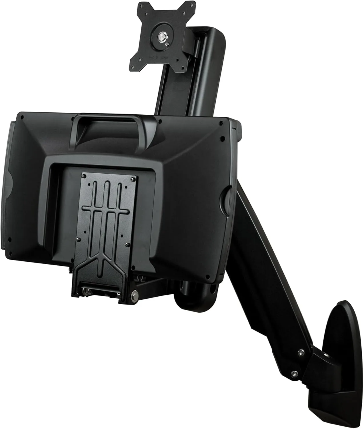 StarTech.com Wall Mount Workstation, Articulating Sit-Stand Monitor and Keyboard Tray