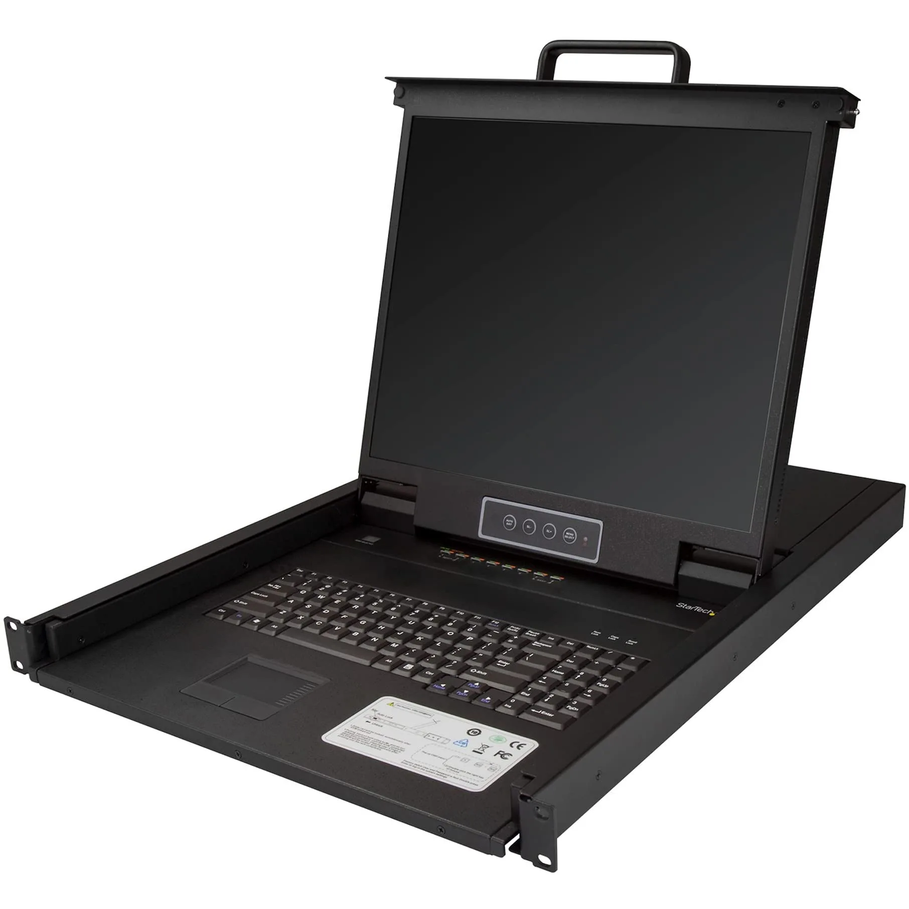 StarTech.com 19in 1U Rackmount KVM Console with LCD, Keyboard and TouchPad