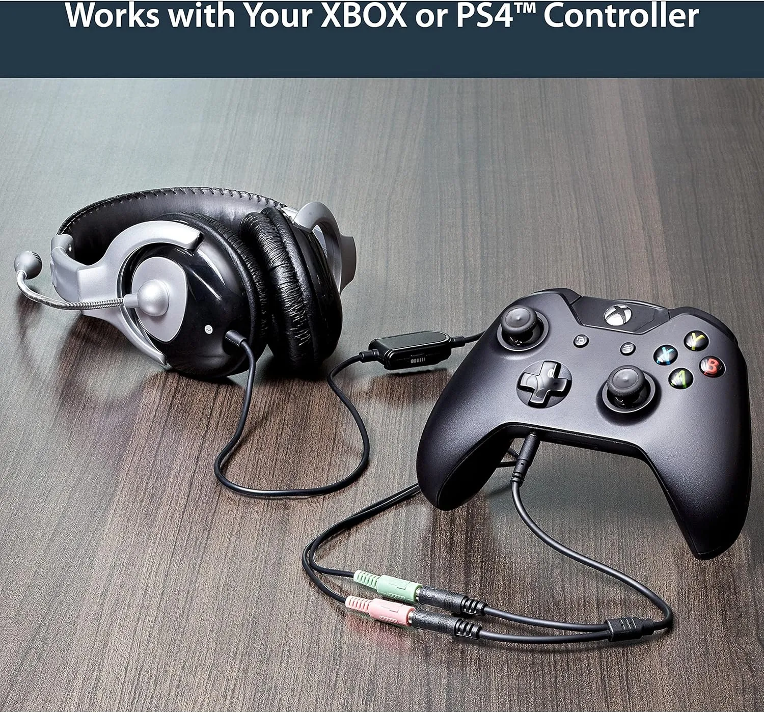 StarTech.com 3.5mm Headset Splitter Adapter (Combo to Separate Mic & Headphone)