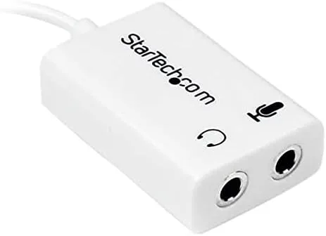 StarTech.com 4 Position Microphone and Headphone Splitter – 3.5 mm – 4 Pin / 4 Pole