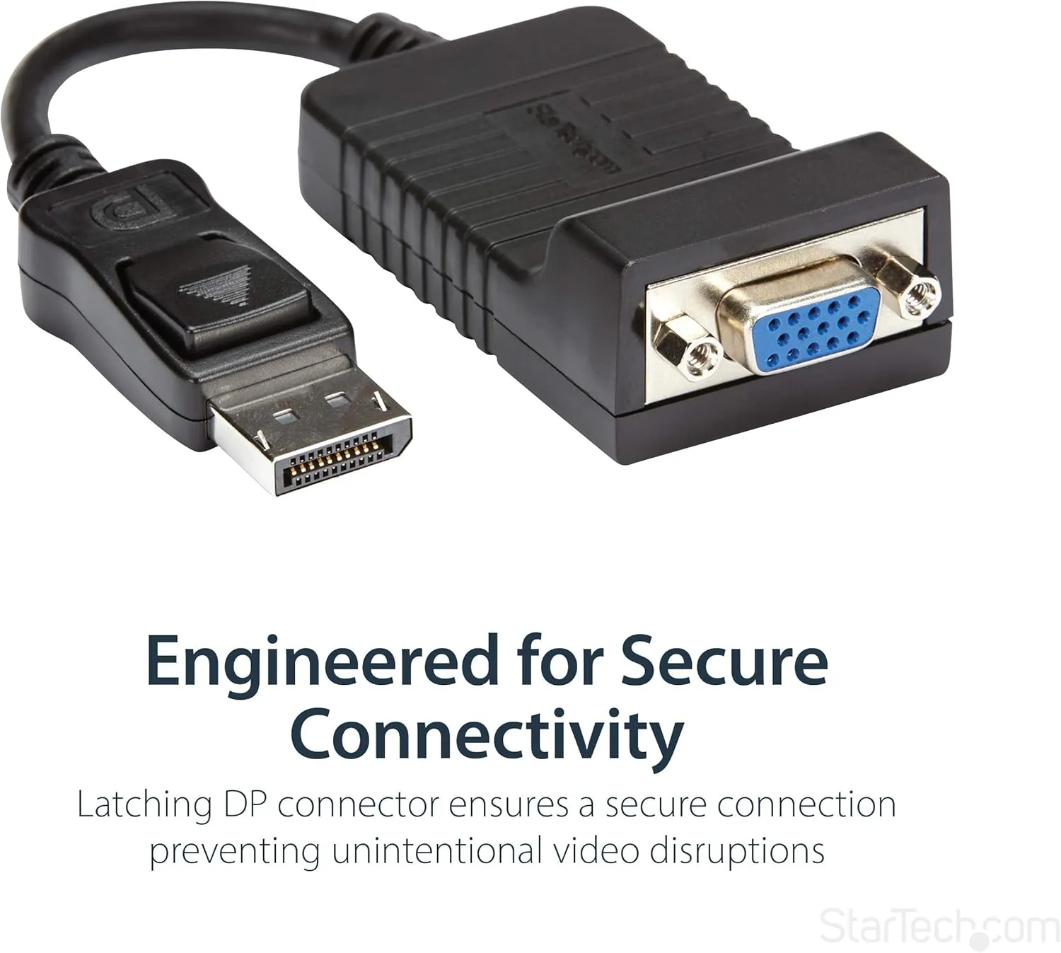 StarTech.com DisplayPort to VGA Adapter - Active DP to VGA Converter