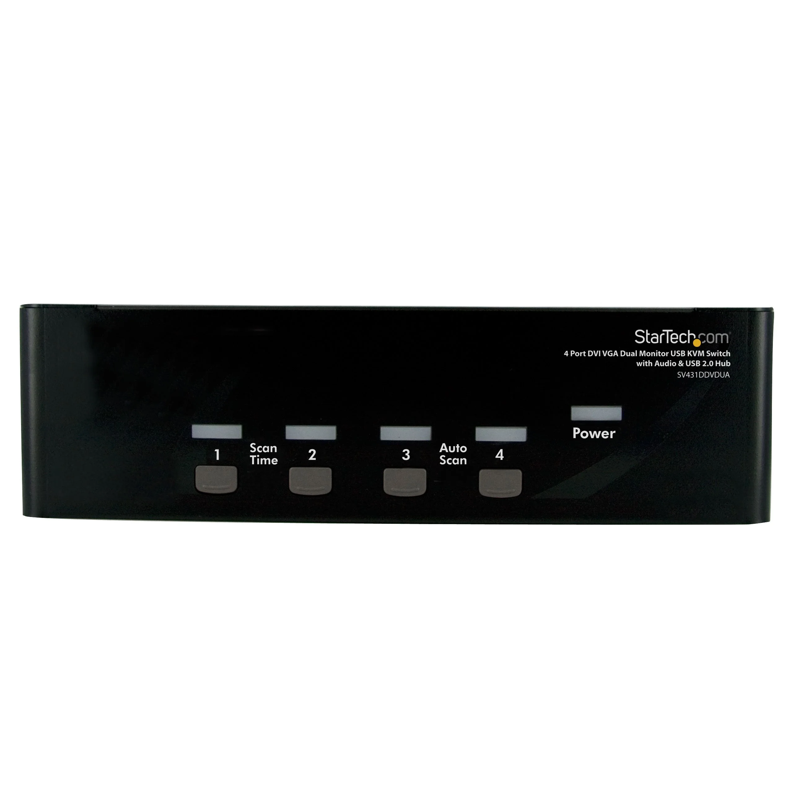 StarTech.com DVI/VGA Dual-Monitor KVM Switch with Audio and USB 2.0 Hub