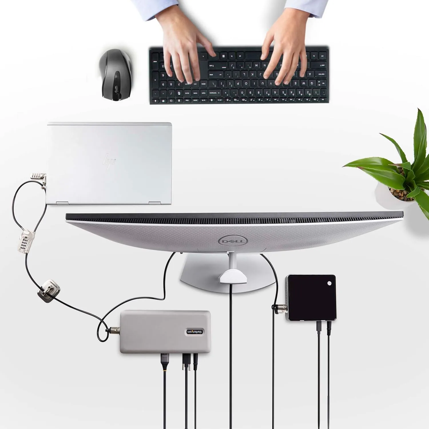 StarTech.com Laptop/Desktop & Peripheral Lock Kit & Anchor Lock