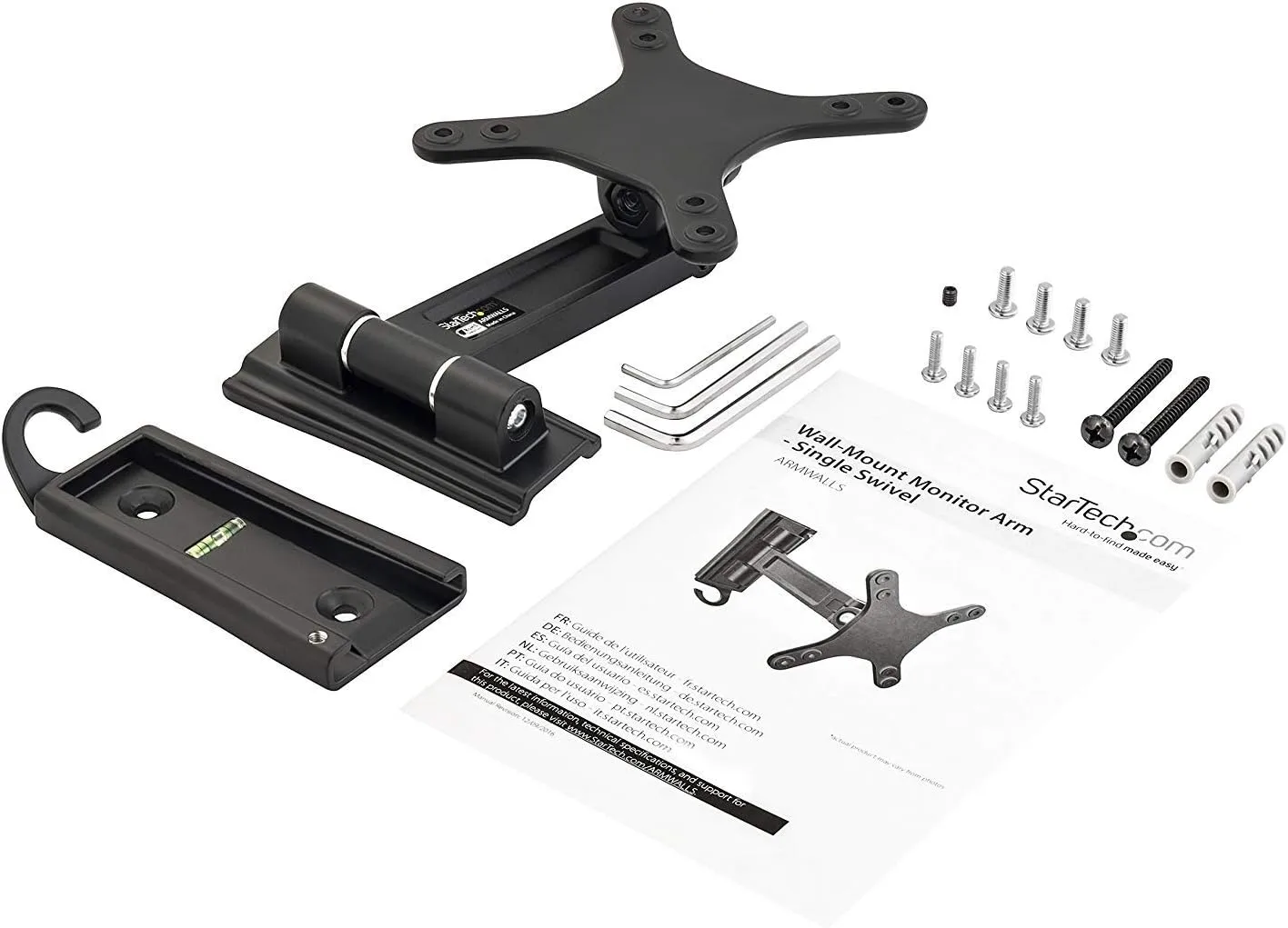 StarTech.com Monitor Wall Mount Arm 13 to 34" VESA Aluminum