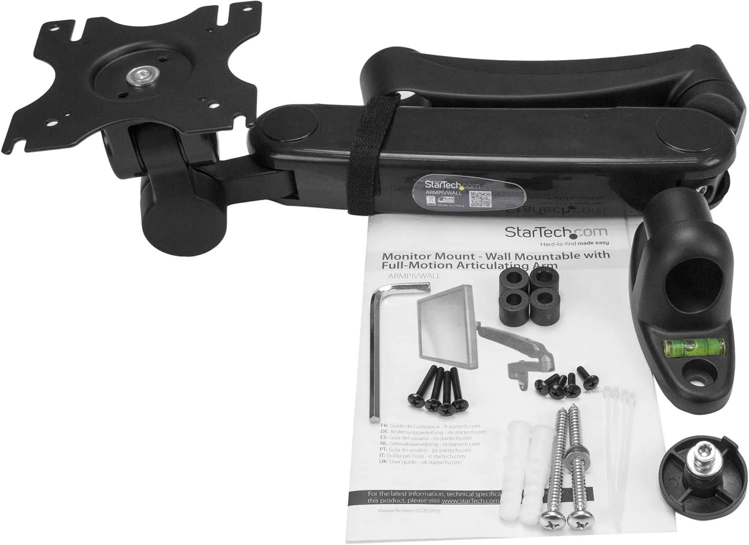 StarTech.com Monitor Wall Mount - VESA Wall Bracket for Monitors up to 34"