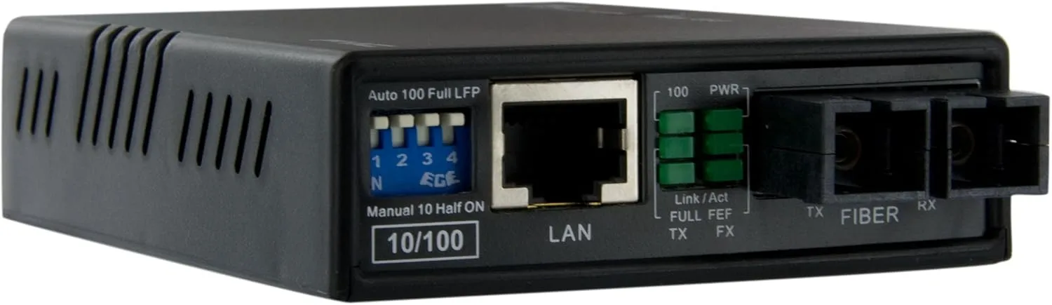 StarTech.com Multimode SC Fiber Media Converter - Ethernet to SC
