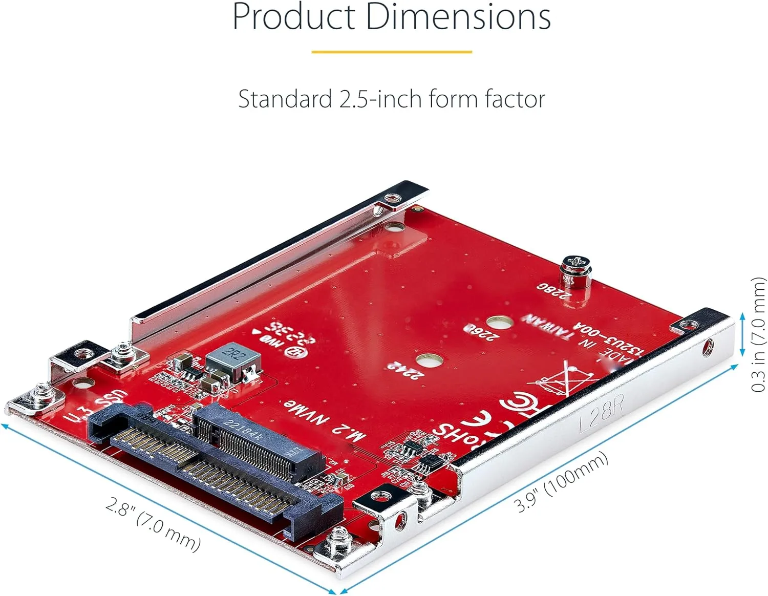 StarTech.com PCIe NVMe Host Adapters - M.2, U.2, U.3, SFF
