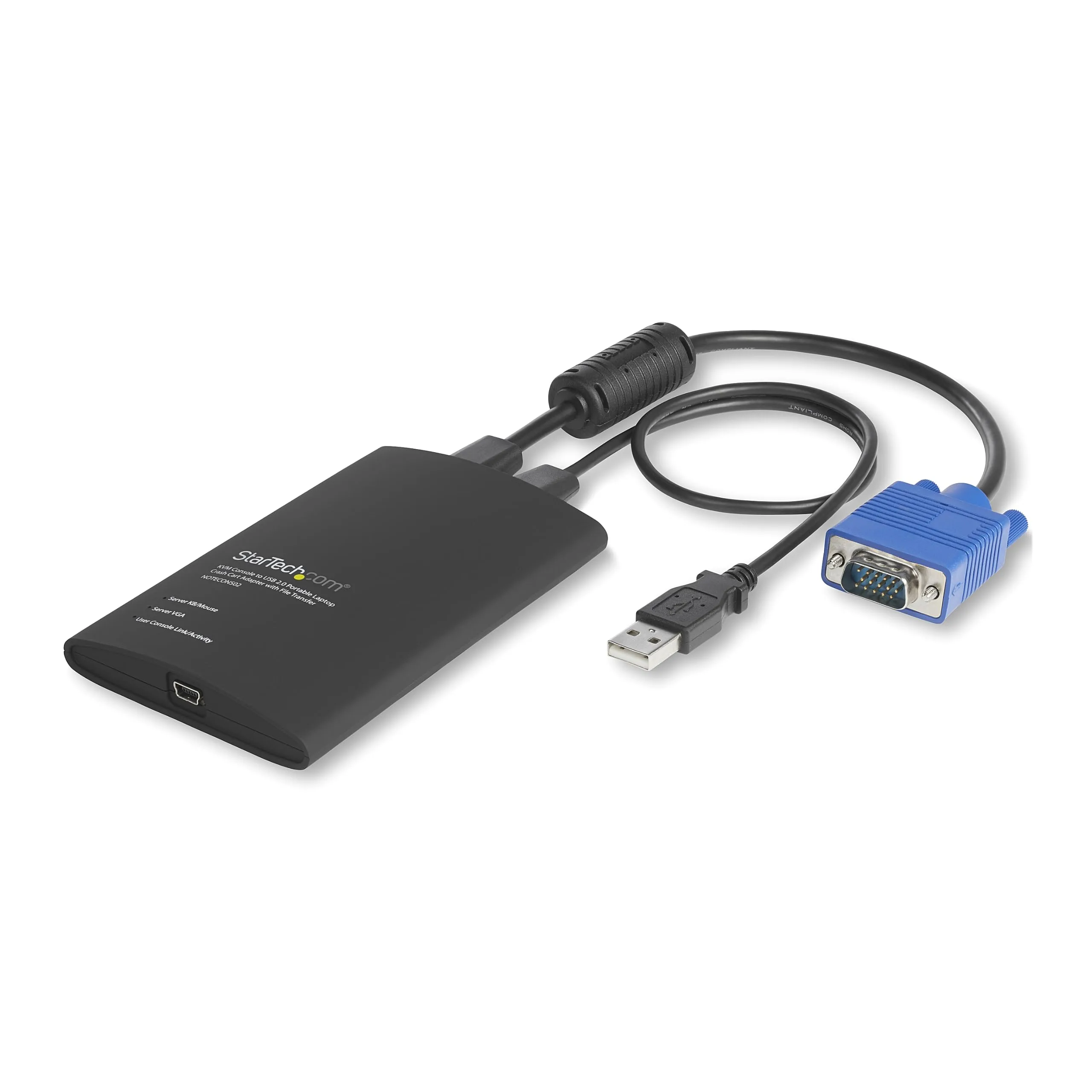 StarTech.com Portable Laptop Crash Cart Adapter USB/VGA KVM Console