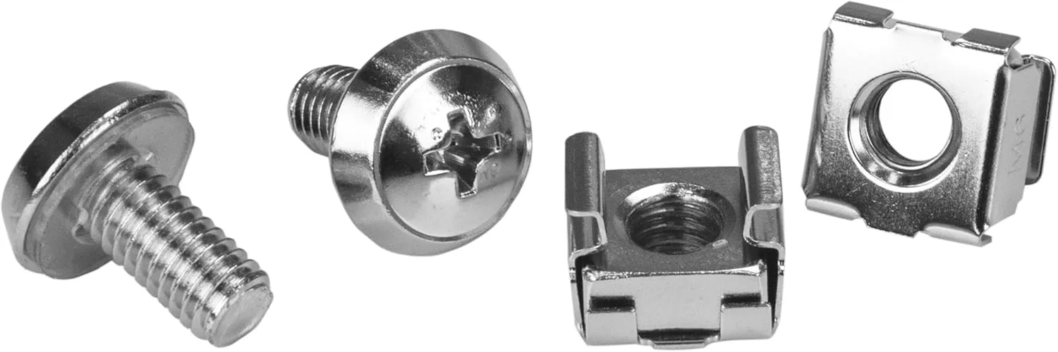 StarTech.com Mounting Screws and Cage Nuts for Server Rack & Cabinet