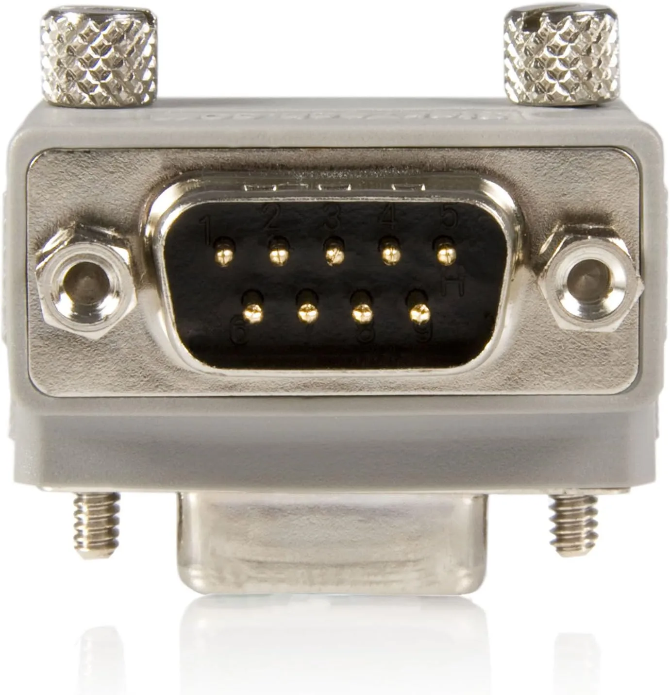 StarTech.com Right Angle DB9 to DB9 Serial Cable Adapter Type 1 - M/F - Serial adapter - DB-9 (M) to DB-9 (F) - GC99MFRA1