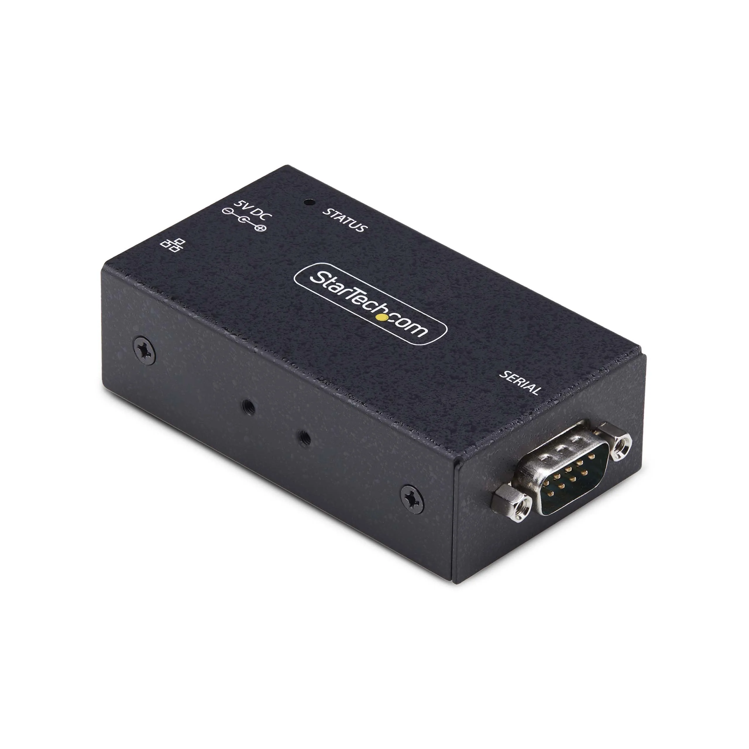 StarTech.com Serial to Ethernet Adapter, IP Serial Device Server for RS232 Devices, Wall/DIN Rail, RJ45 to DB9, TAA