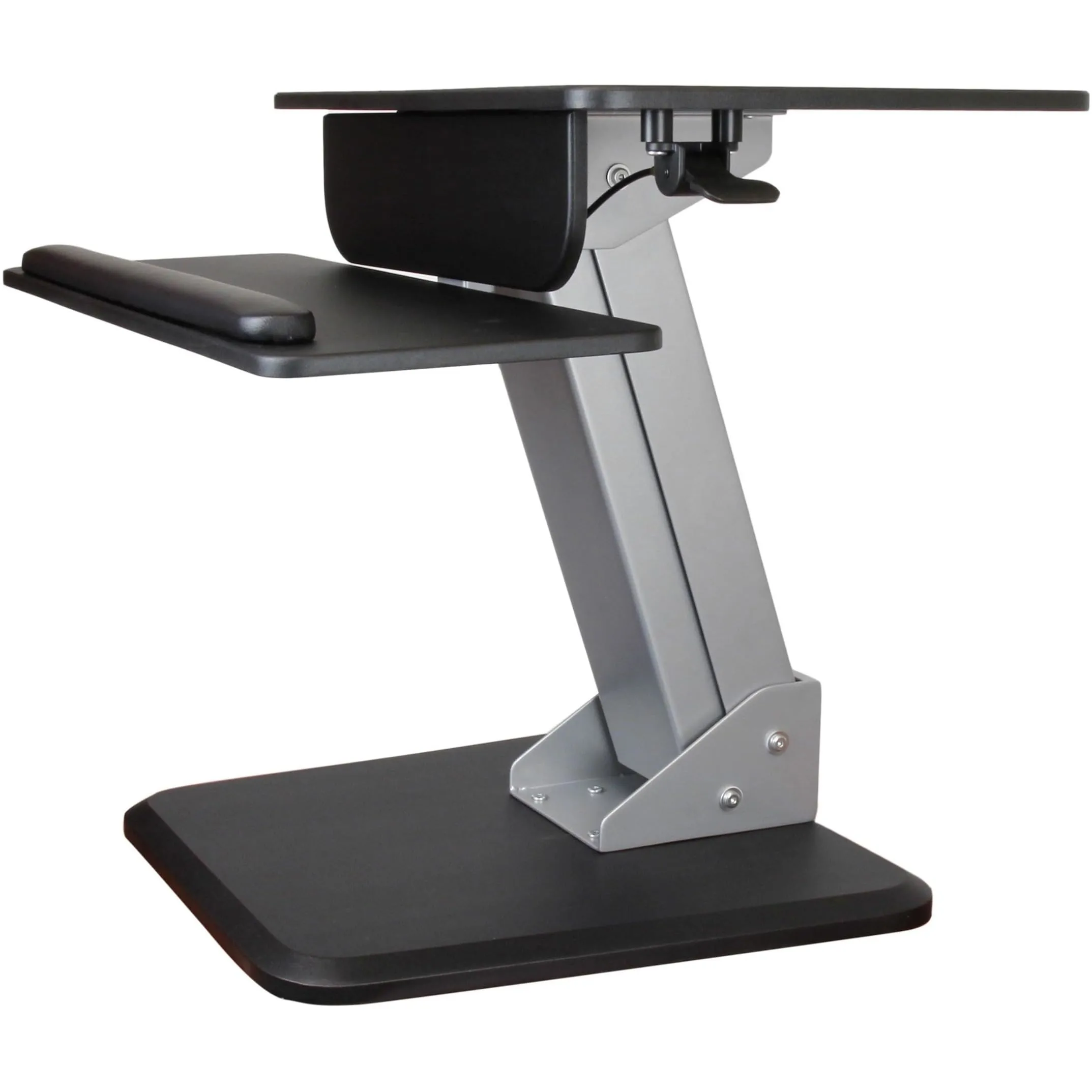 StarTech.com Sit-to-Stand Desk Converter - Height Adjustable Desktop Riser, Black