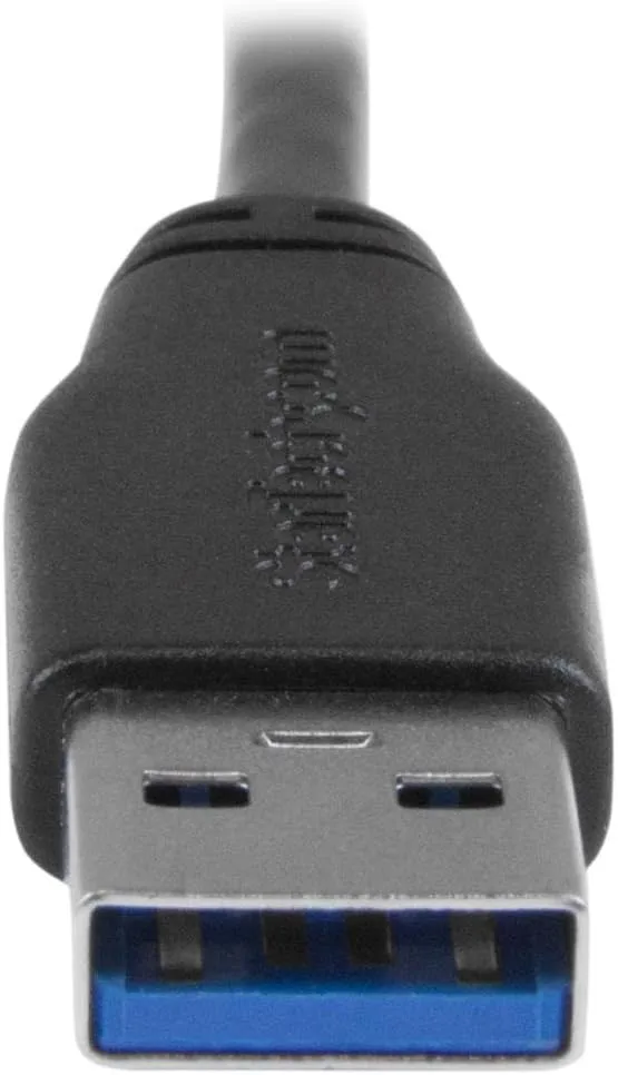 StarTech.com Slim USB 3.0 A to Micro-B Angled Micro-USB Cable
