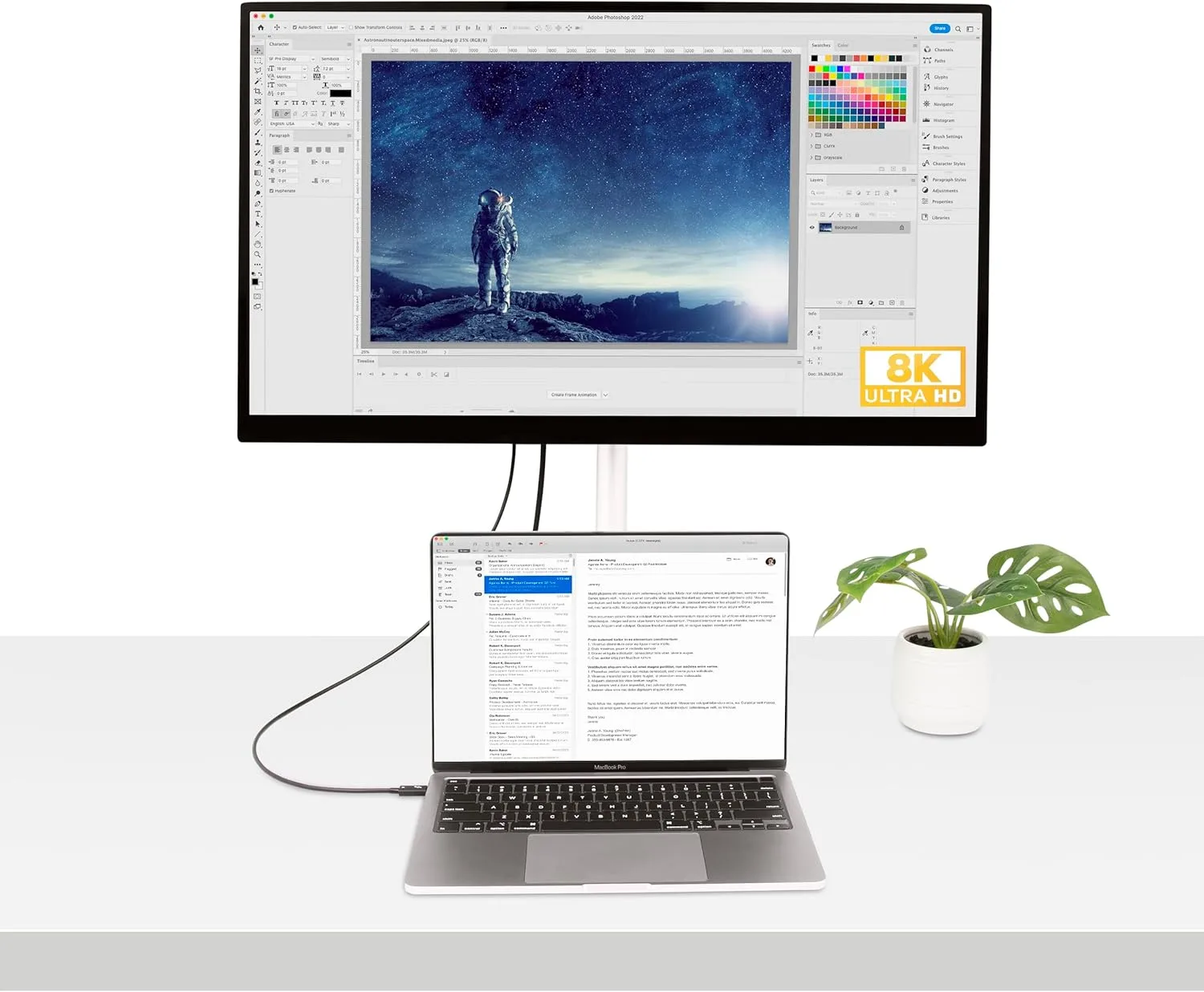 StarTech.com Thunderbolt 4 Cable - 40Gbps, 100W PD, 8K/4K Video, USB-C