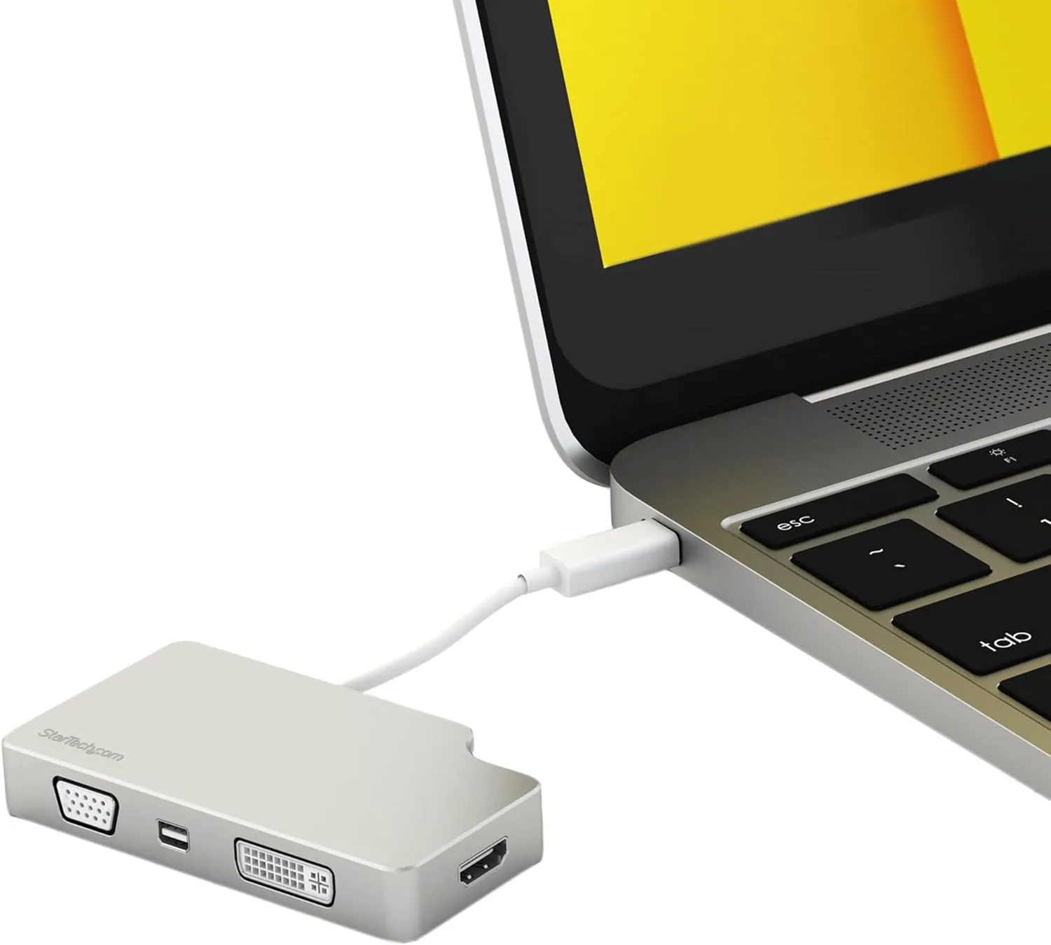StarTech.com USB C Multiport Video Adapter with HDMI, VGA, Mini DisplayPort or DVI - or DVI (1080p)