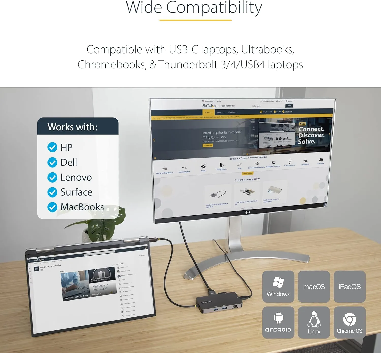 StarTech.com USB-C Multiport Docking Station