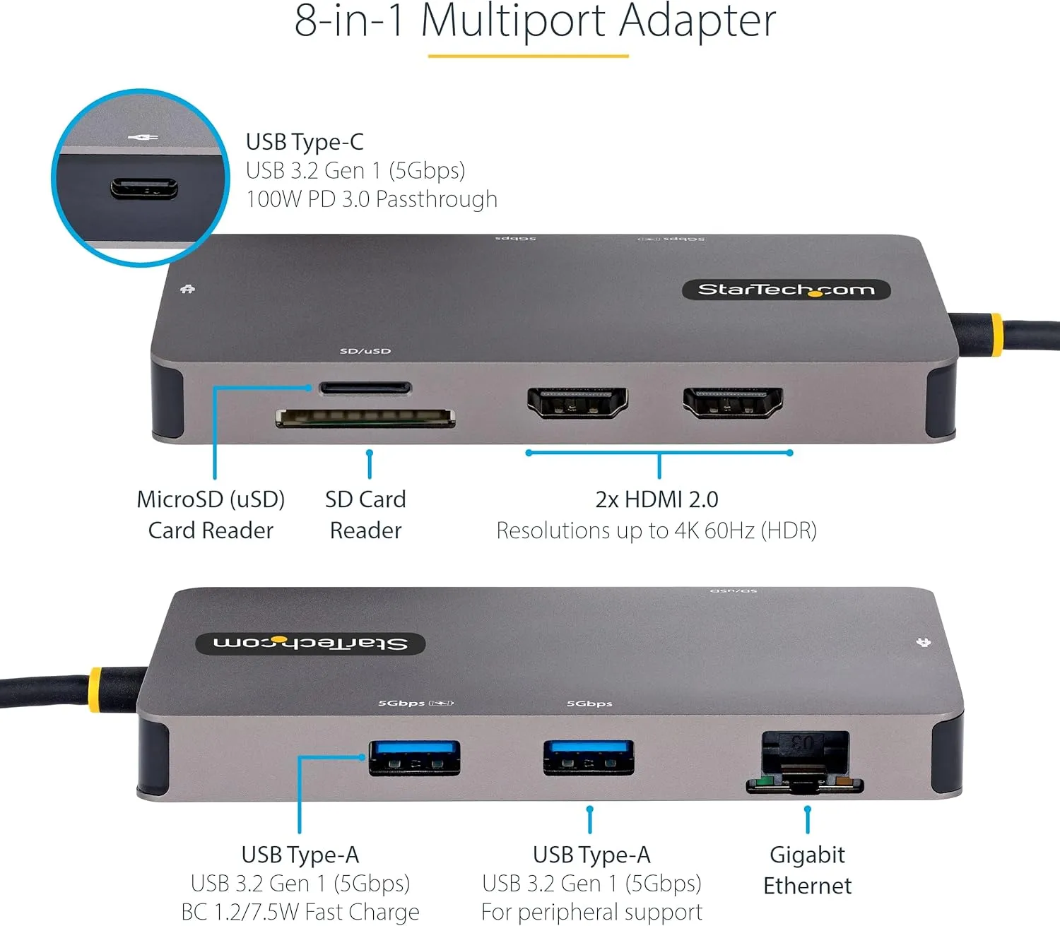 StarTech.com USB-C Multiport Docking Station