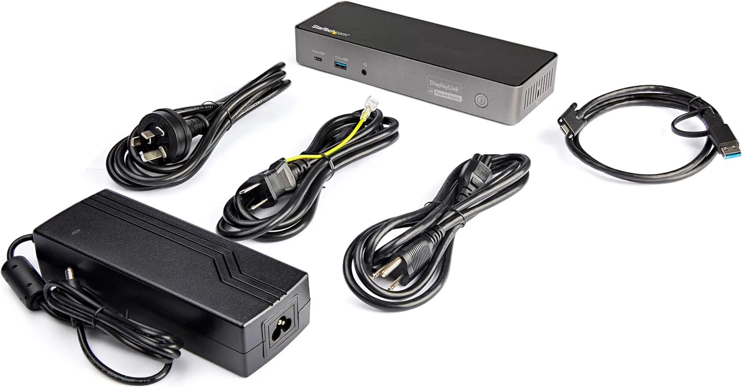 StarTech.com USB-C / USB-A Docking Station - Triple 4K 60Hz