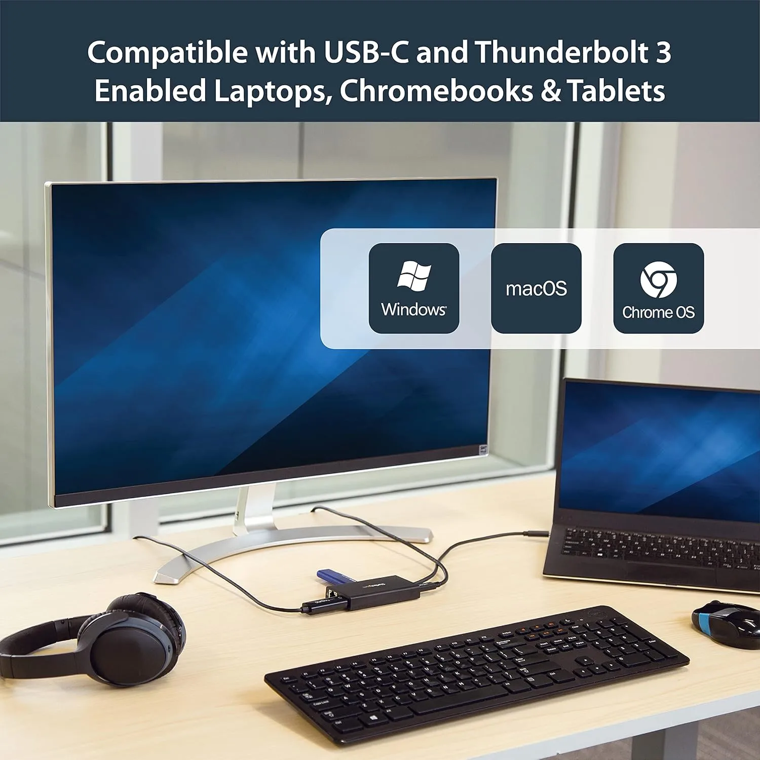 StarTech.com USB-C Multiport Adapter with Power Delivery