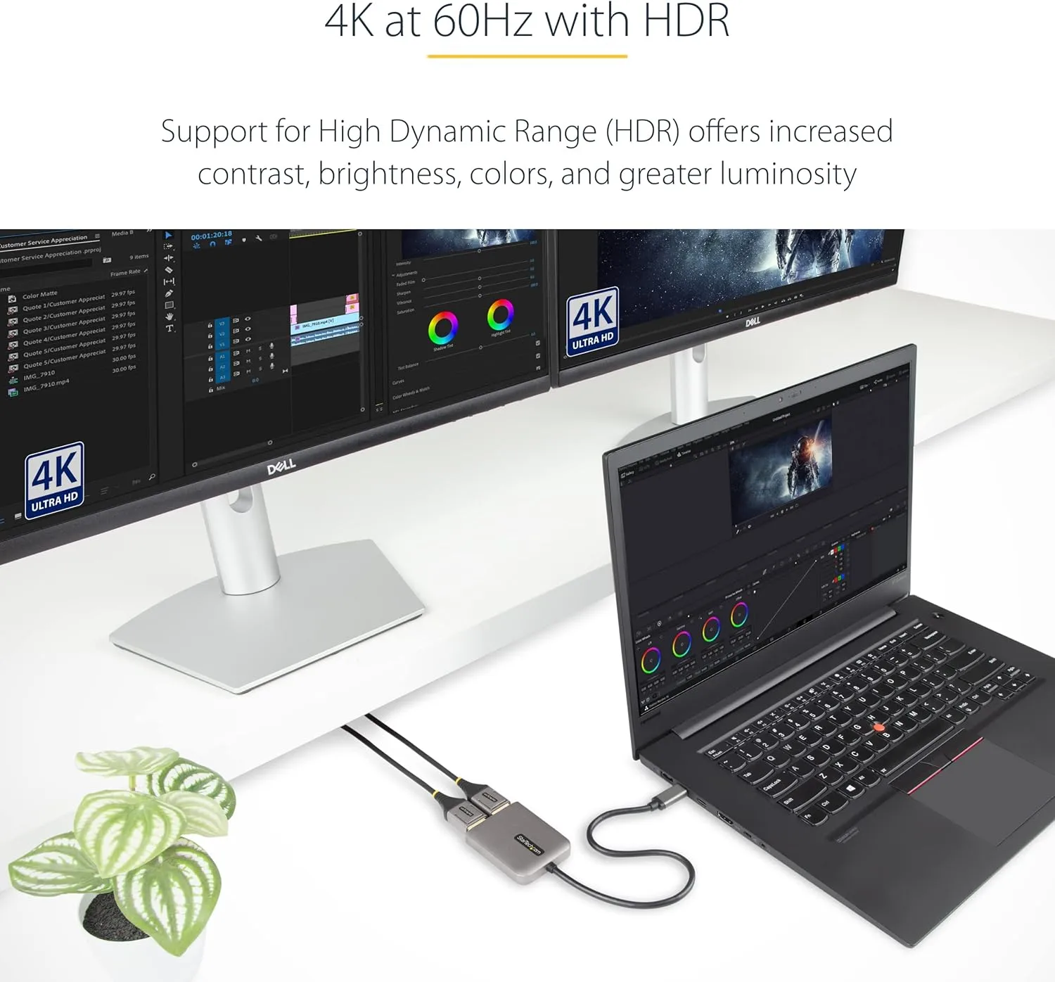 StarTech.com USB-C Multi-Monitor DisplayPort 1.4 MST Hub