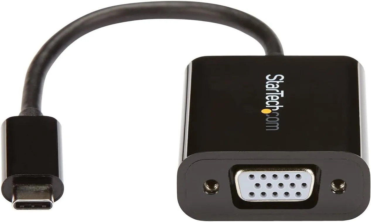 StarTech.com USB-C to VGA Adapter - Thunderbolt 3 Compatible