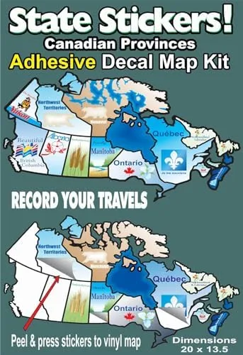 800 Canadian Map - STATE STICK
