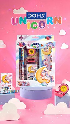 DOMS Unicorn Stationery Kit