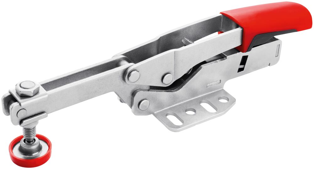 Bessey Horizontal toggle clamp with open arm and horizontal base plate STC-HH /40 with accessory set