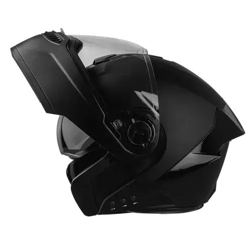 STEELBIRD SBA-8 ISS BT GLOSSY BLACK C/V 600 MM BLACK SPOILER