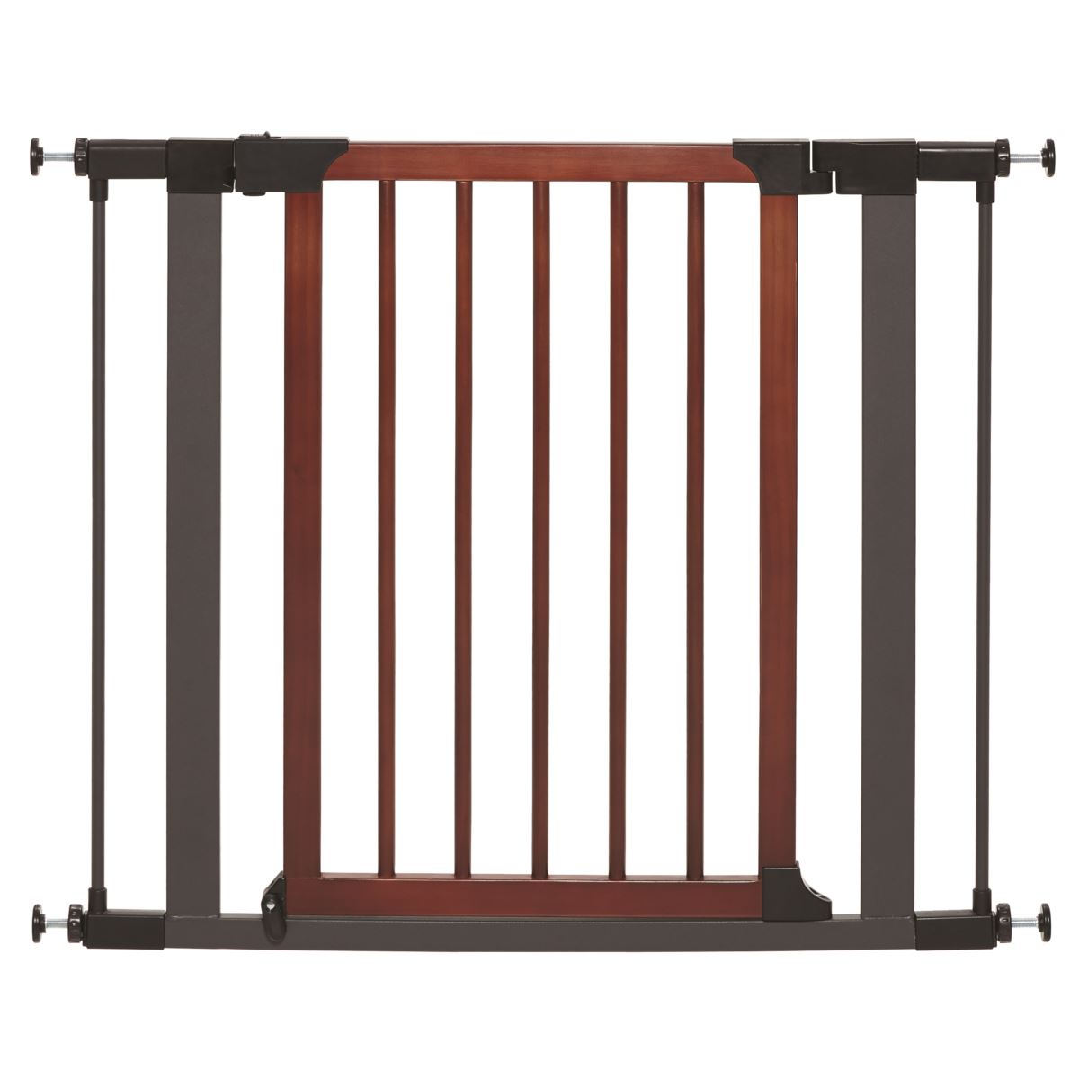 Midwest Steel Pet Gate with Decorative Wood Door Midwest Steel Pet Gate with Decorative Wood Door