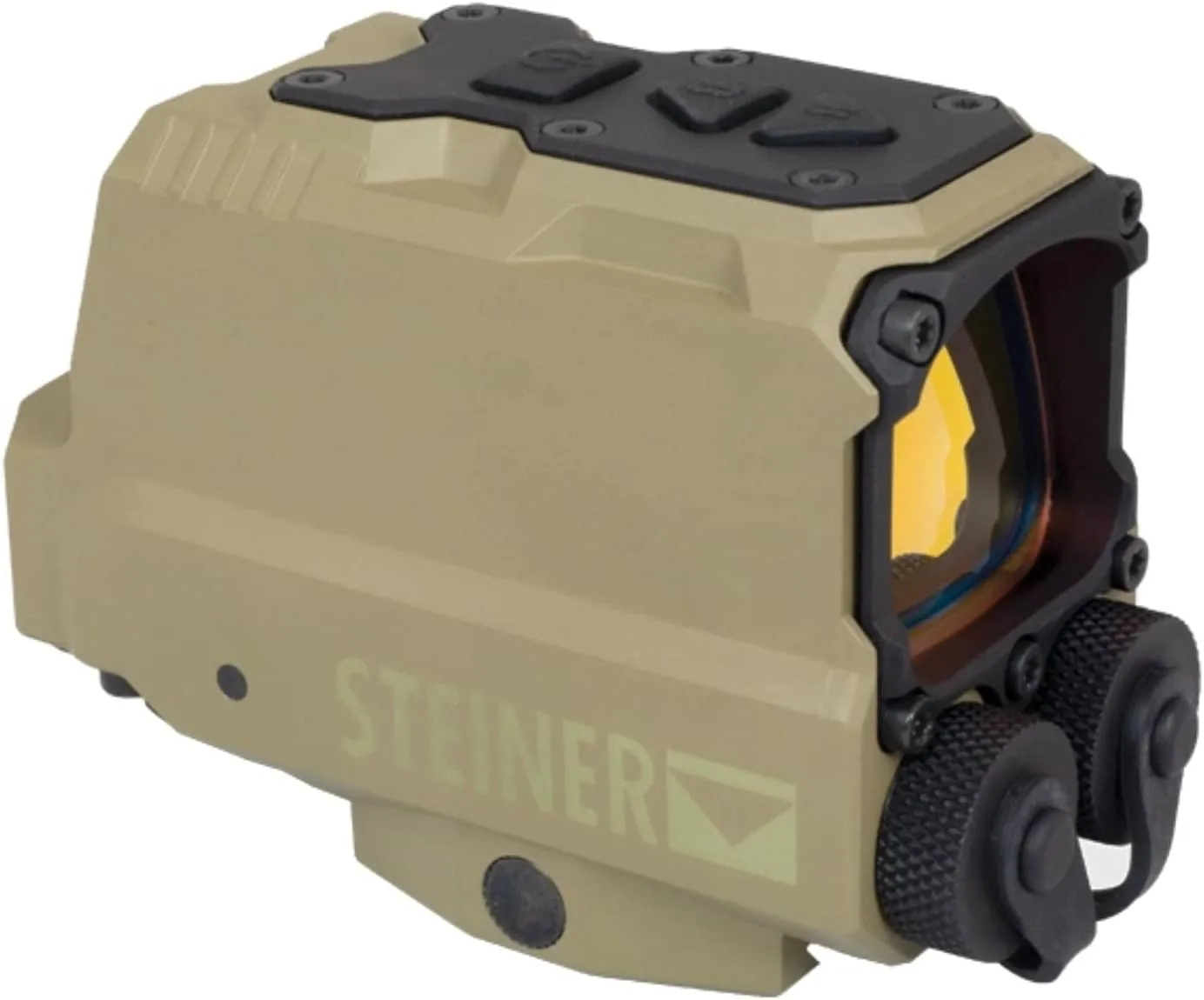 Steiner DRS Defendu Reflex Sight, 1x, 1/2 MOA, Red Illuminated C2 Reticle, Tan, 8504