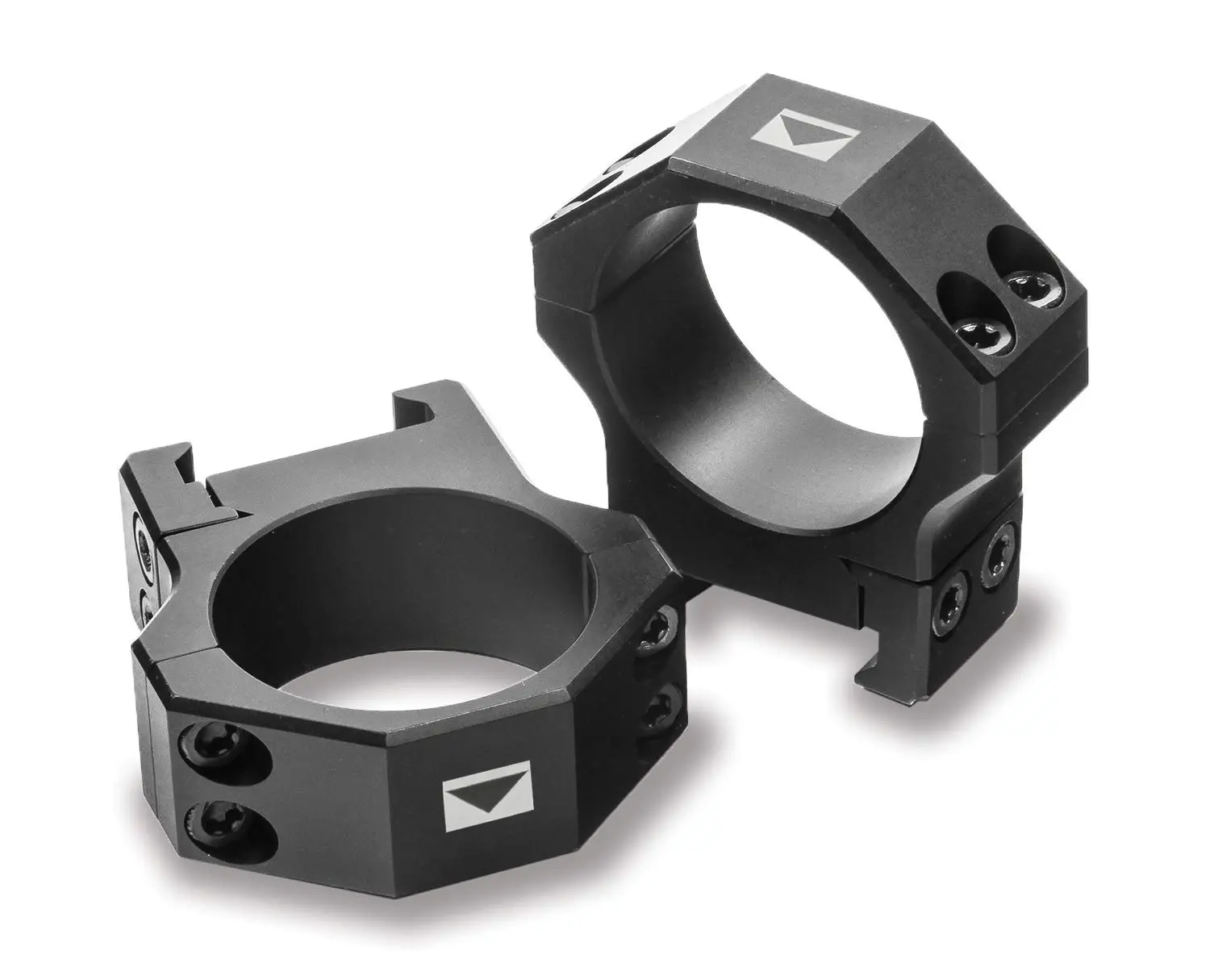 STEINER H-Series Lightweight 30mm Scope Rings, Black, Picatinny