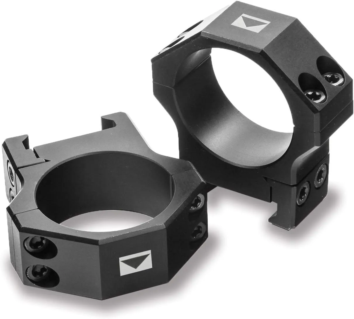 STEINER H-Series Lightweight 30mm Scope Rings, Black, Picatinny