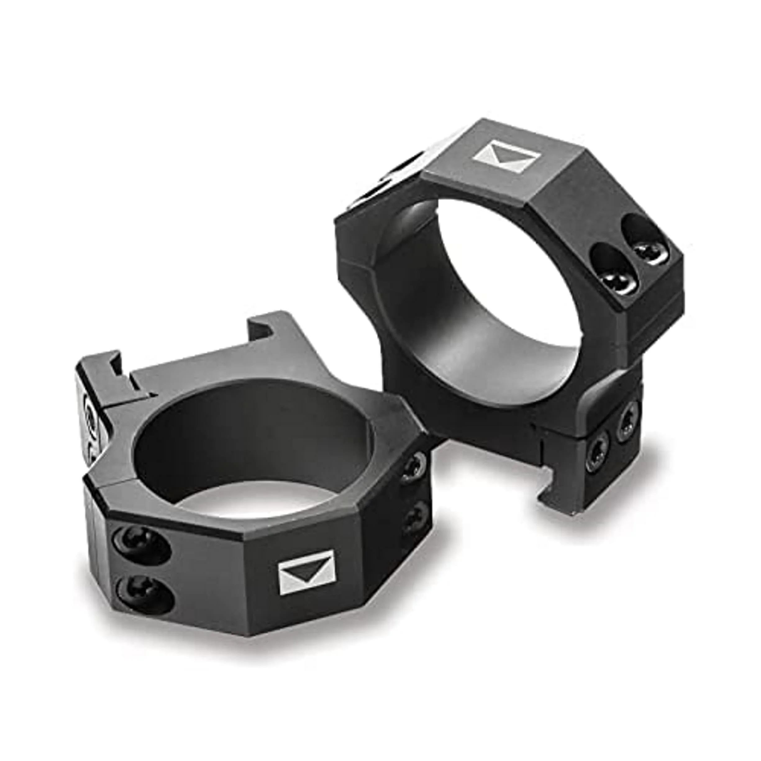 STEINER H-Series Lightweight 30mm Scope Rings, Black, Picatinny
