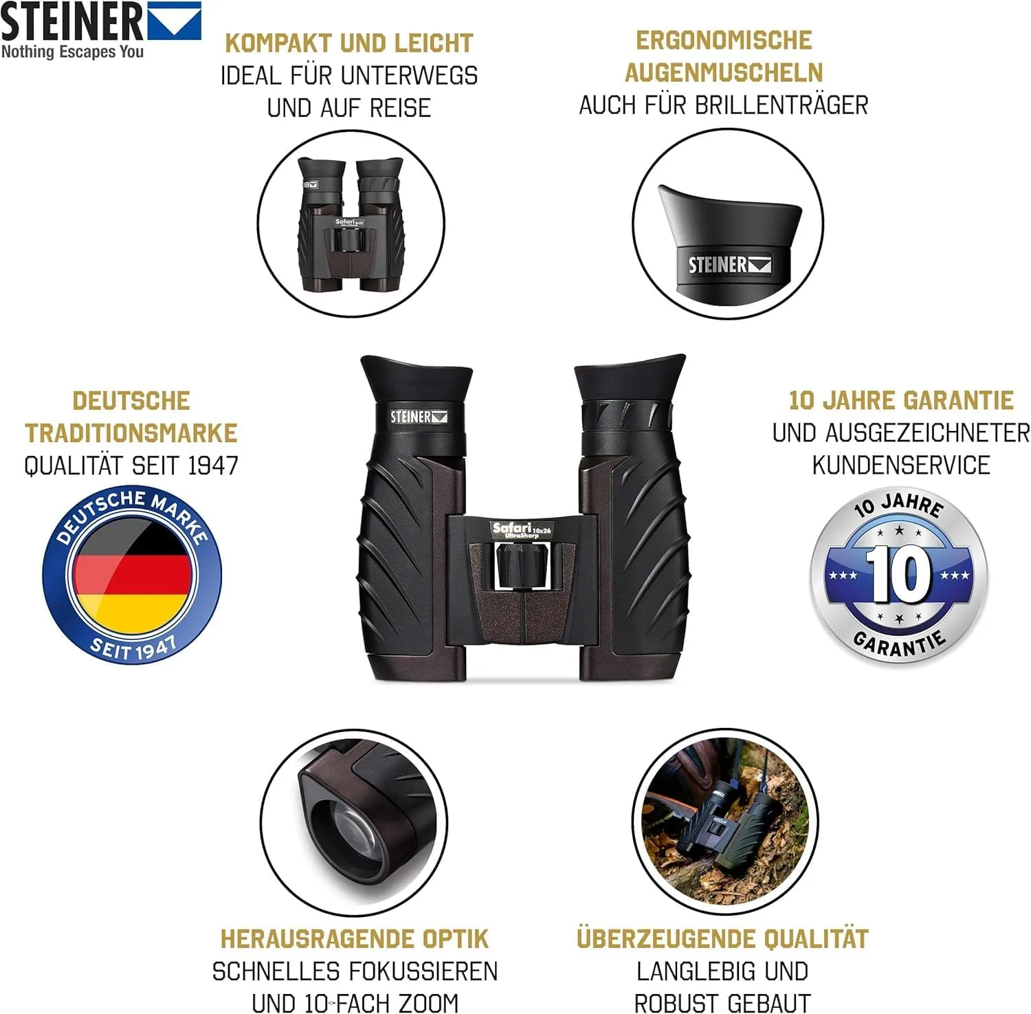 STEINER Safari UltraSharp Binoculars