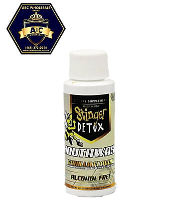 STINGER DETOX MOUTH WASH ALCOHOL FREE VANILA FLAVOR