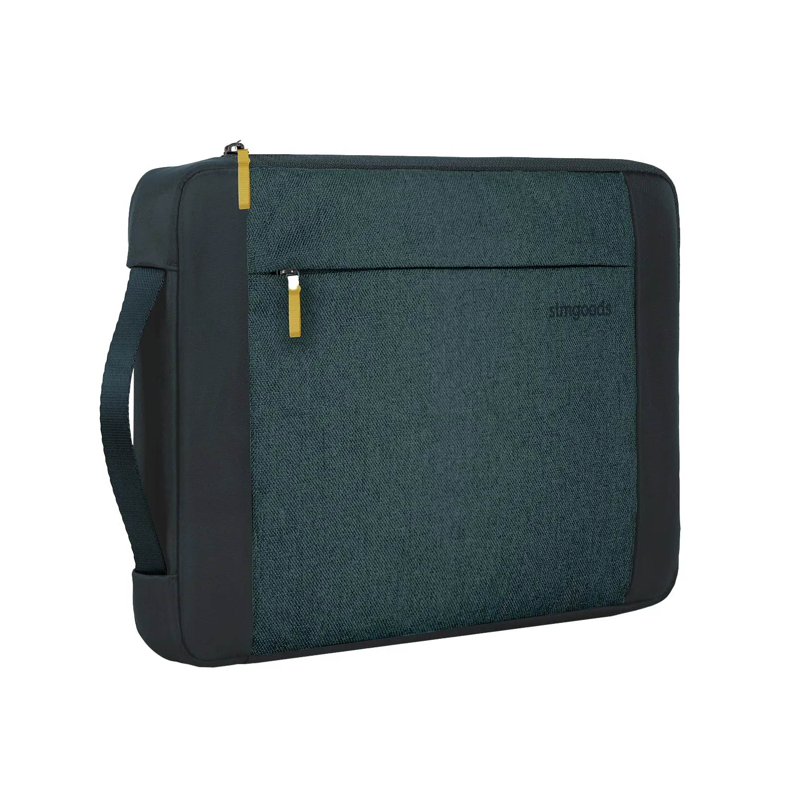 STM Kin Laptop Sleeve - Slim, Fleece-Lined, 4mm EVA Shock Absorption, Zippered Pocket, Retractable Handle