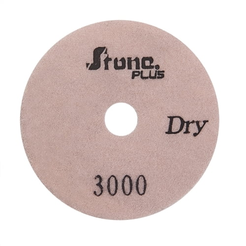 Stone Plus Dry Polishing Pad - 4", 3000 grit Stone Plus Dry Polishing Pad - 4", 3000 grit