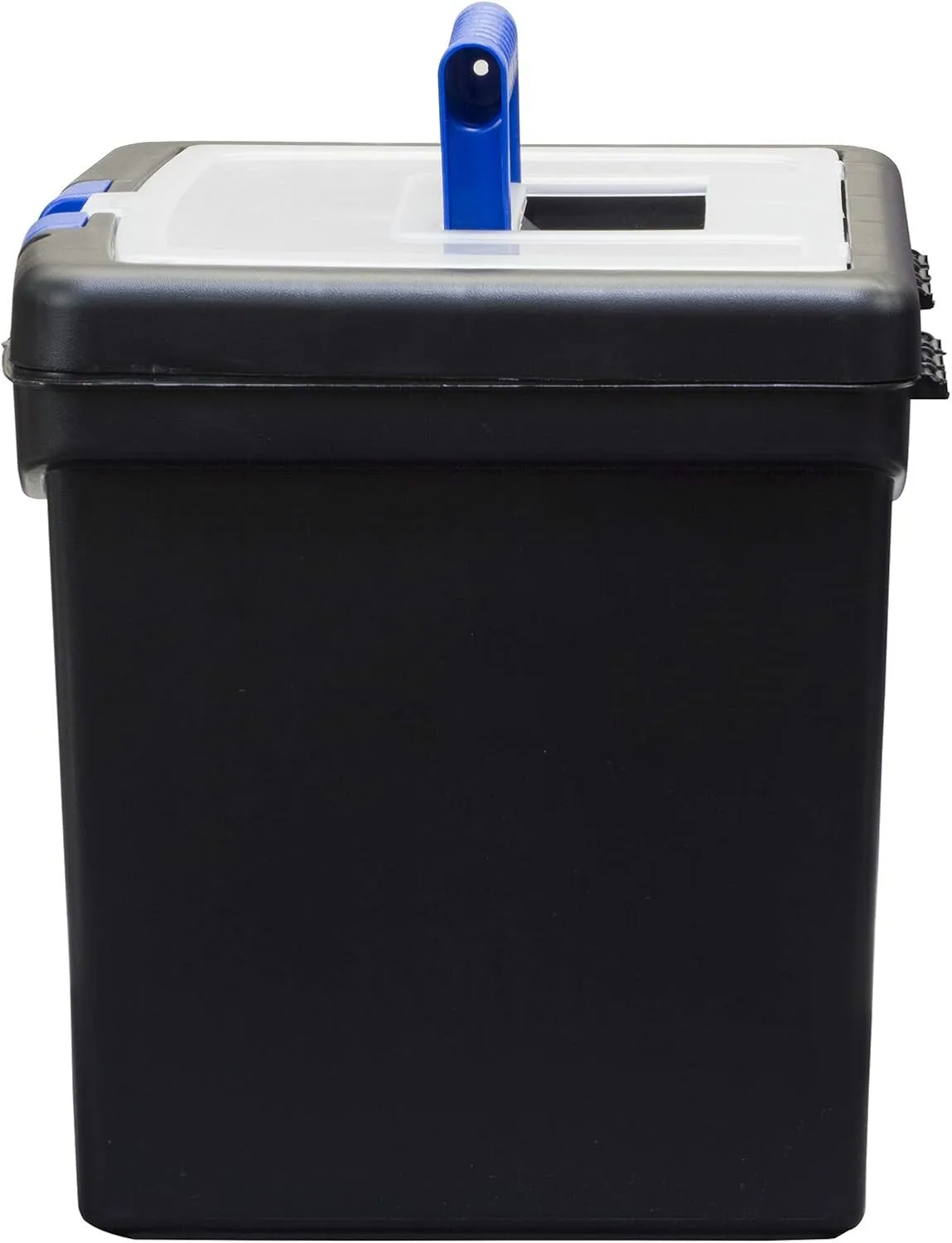 Storex, STX61415B02C, File Storage Box with XL Storage Lid, 1 Each, Black, Blue (Pack of 4) 11"x13.3"x10.9" (Pack of 4)