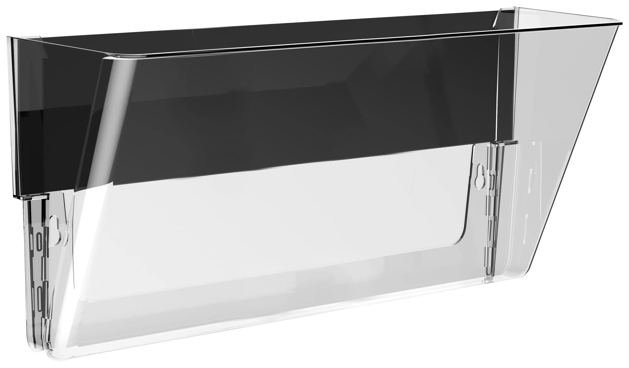 Storex Magnetic Wall File Pockets - 500 x Sheet - Cabinet, Wall Mountable - Recycled - Clear - Plastic - 1Each