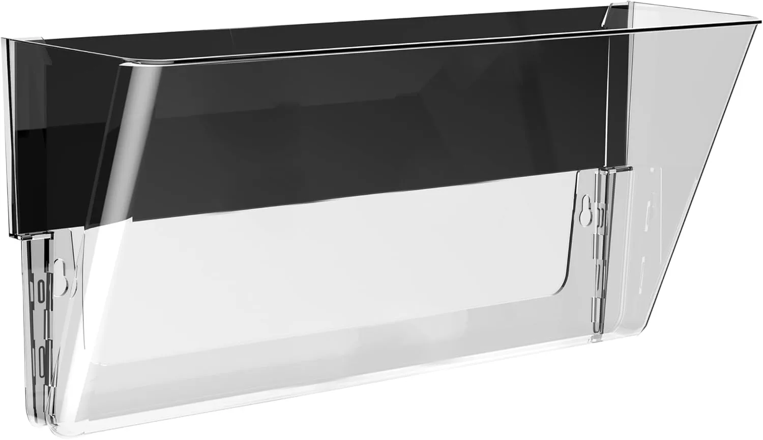 Storex Magnetic Wall File Pockets - 500 x Sheet - Cabinet, Wall Mountable - Recycled - Clear - Plastic - 1Each