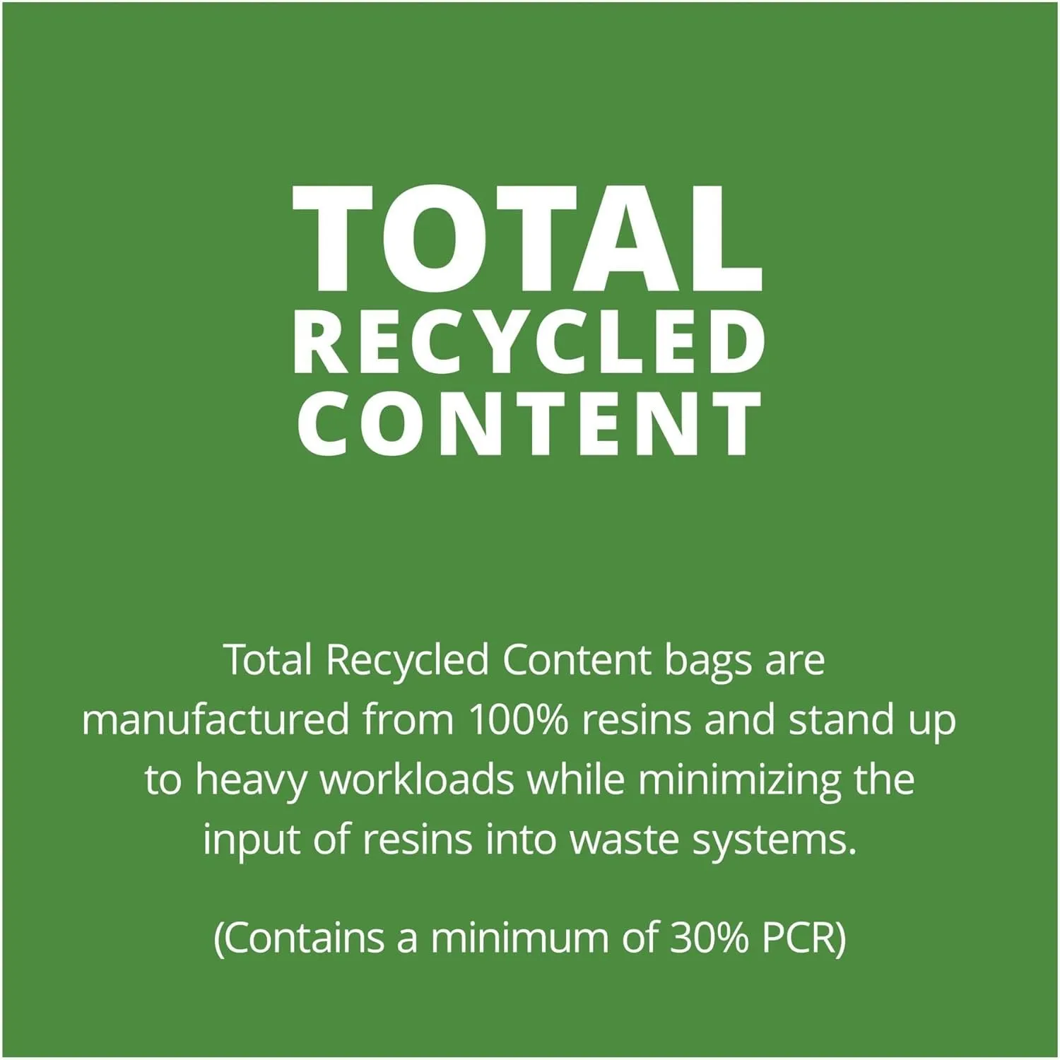 Stout by Envision 40-48 Gallon Heavy Duty TRC Trash Bags, 1.5 mil, 100 Bags (T4048B15)