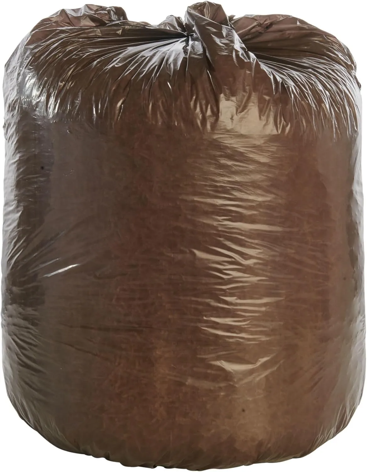 Stout by Envision 39 Gallon 33" x 44" Controlled Life-Cycle Trash Bags, 40/Box, Brown