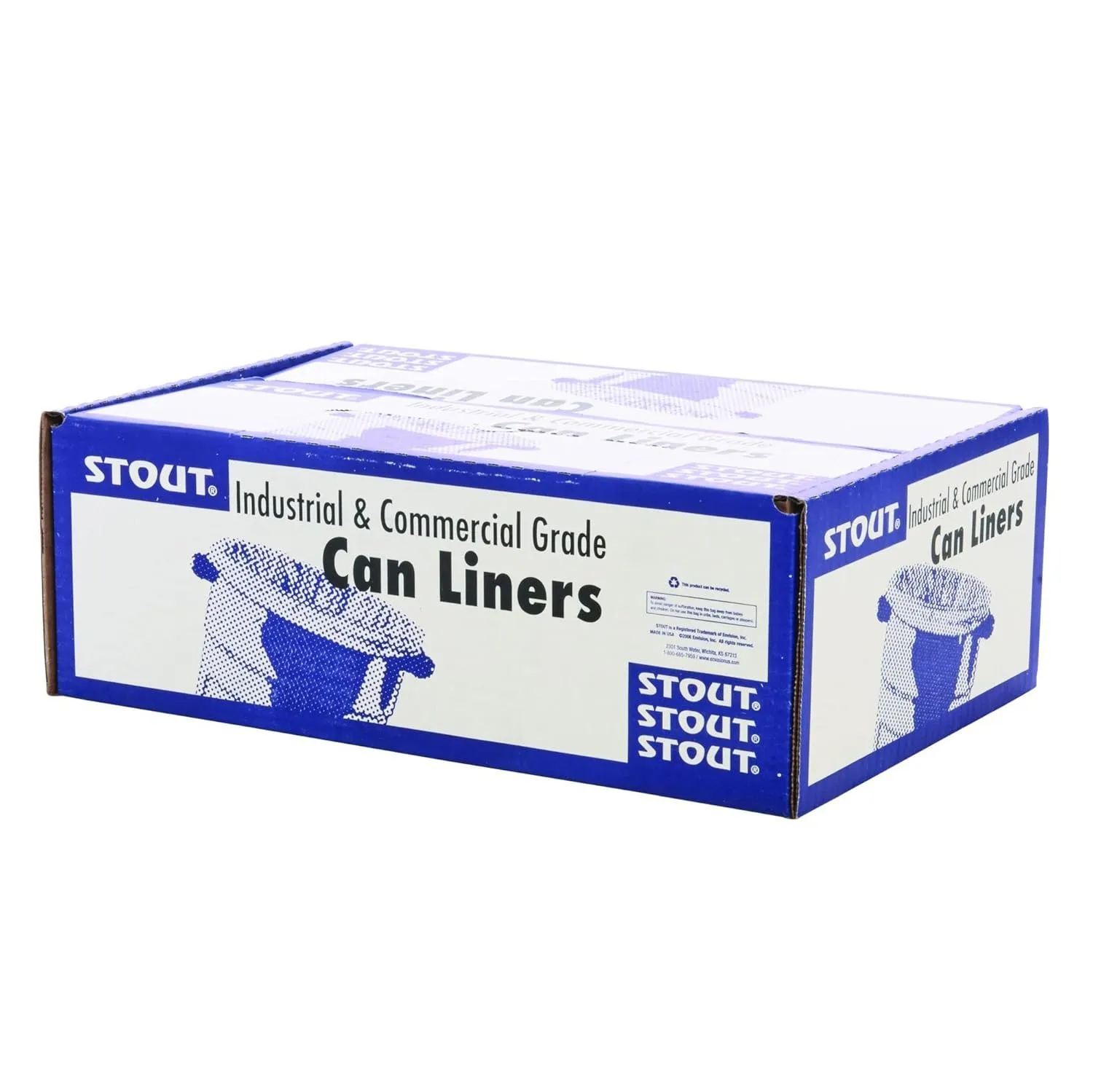 STOUT Total Recycled Content Heavy-Duty Trash Bags