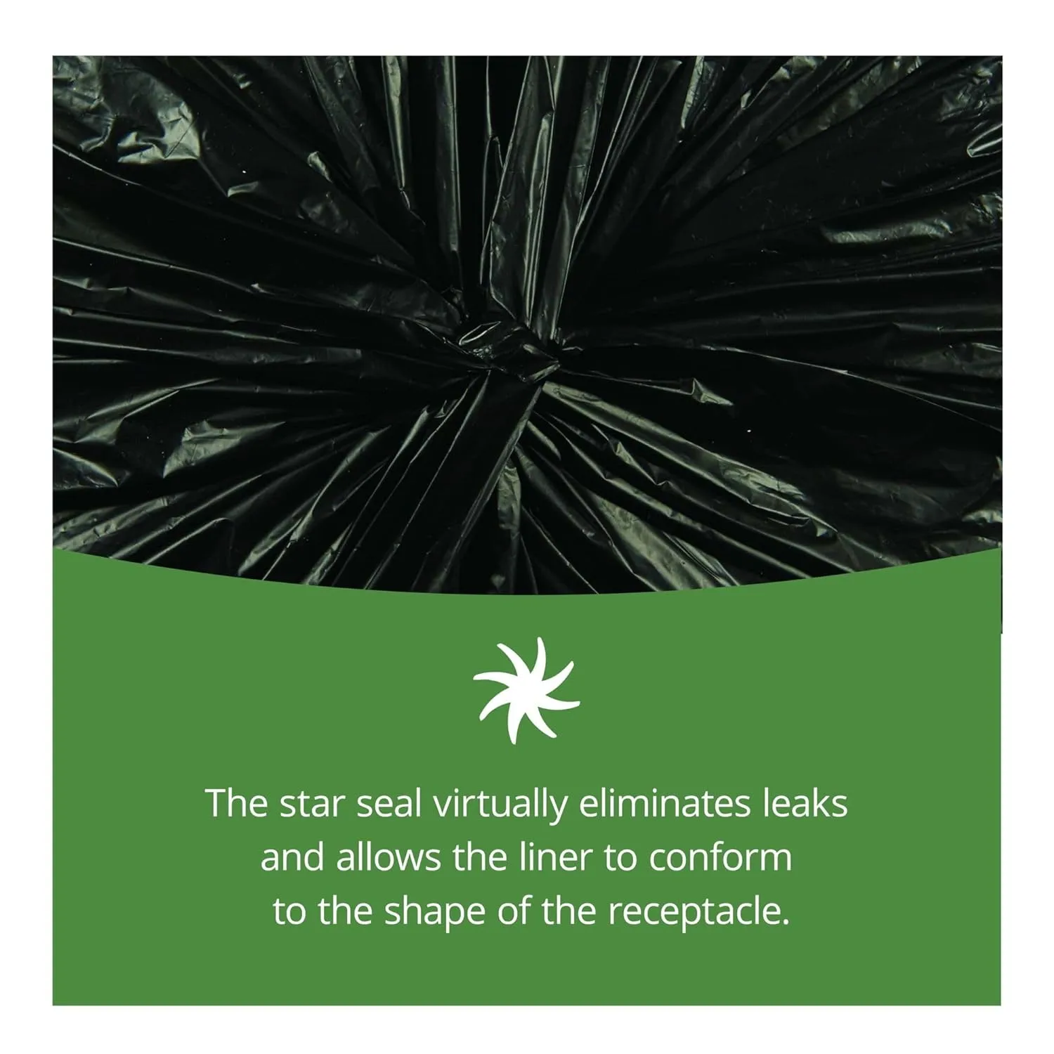 STOUT Total Recycled Content Heavy-Duty Trash Bags