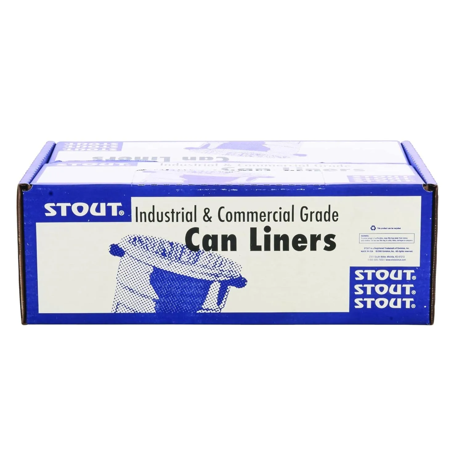 STOUT Total Recycled Content Heavy-Duty Trash Bags