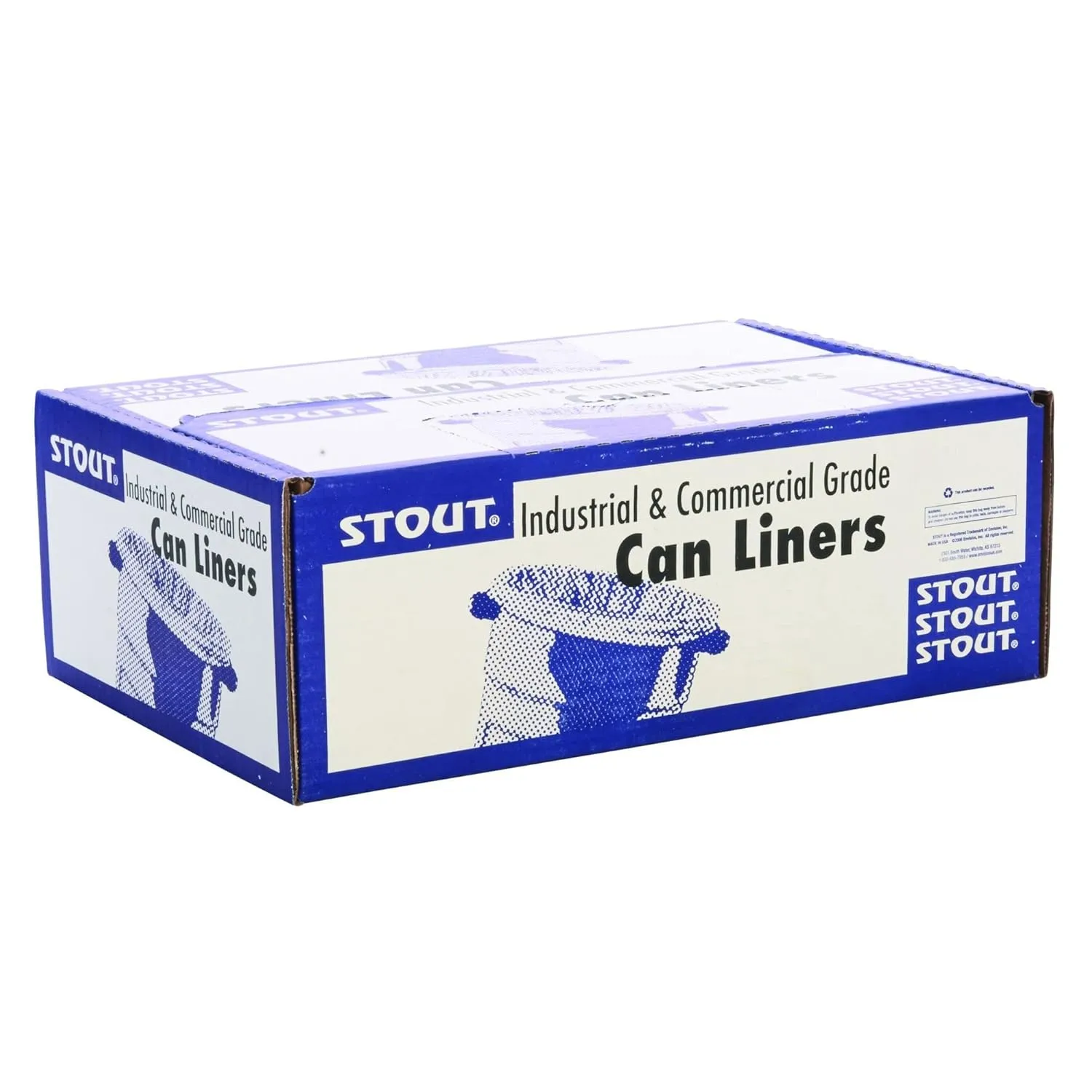 STOUT Total Recycled Content Heavy-Duty Trash Bags
