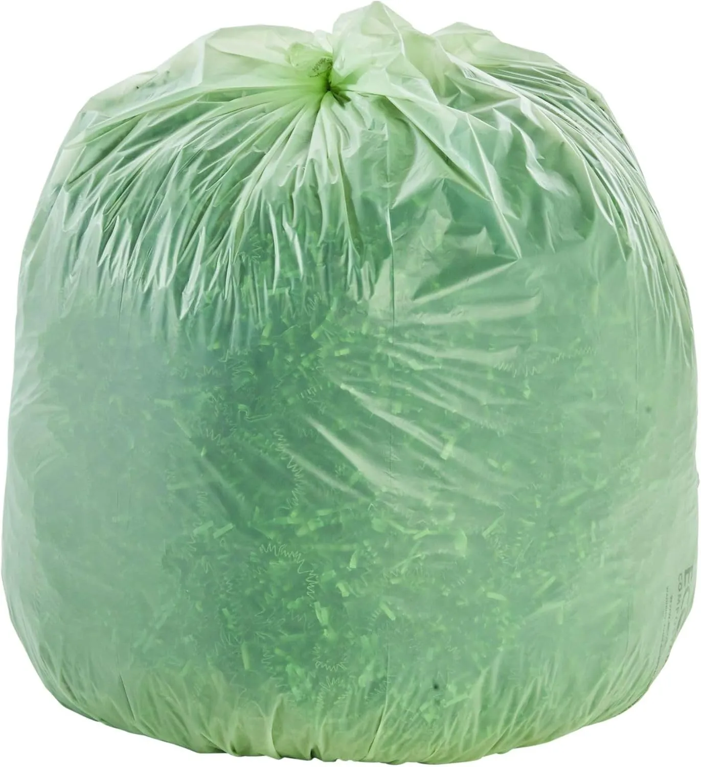 Stout EcoSafe-6400 Compostable Bags, 0.85 mil, 64-Gallon (48 x 60), Green, 30/Box